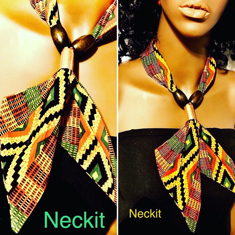 Handmade African Kente Print Scarf